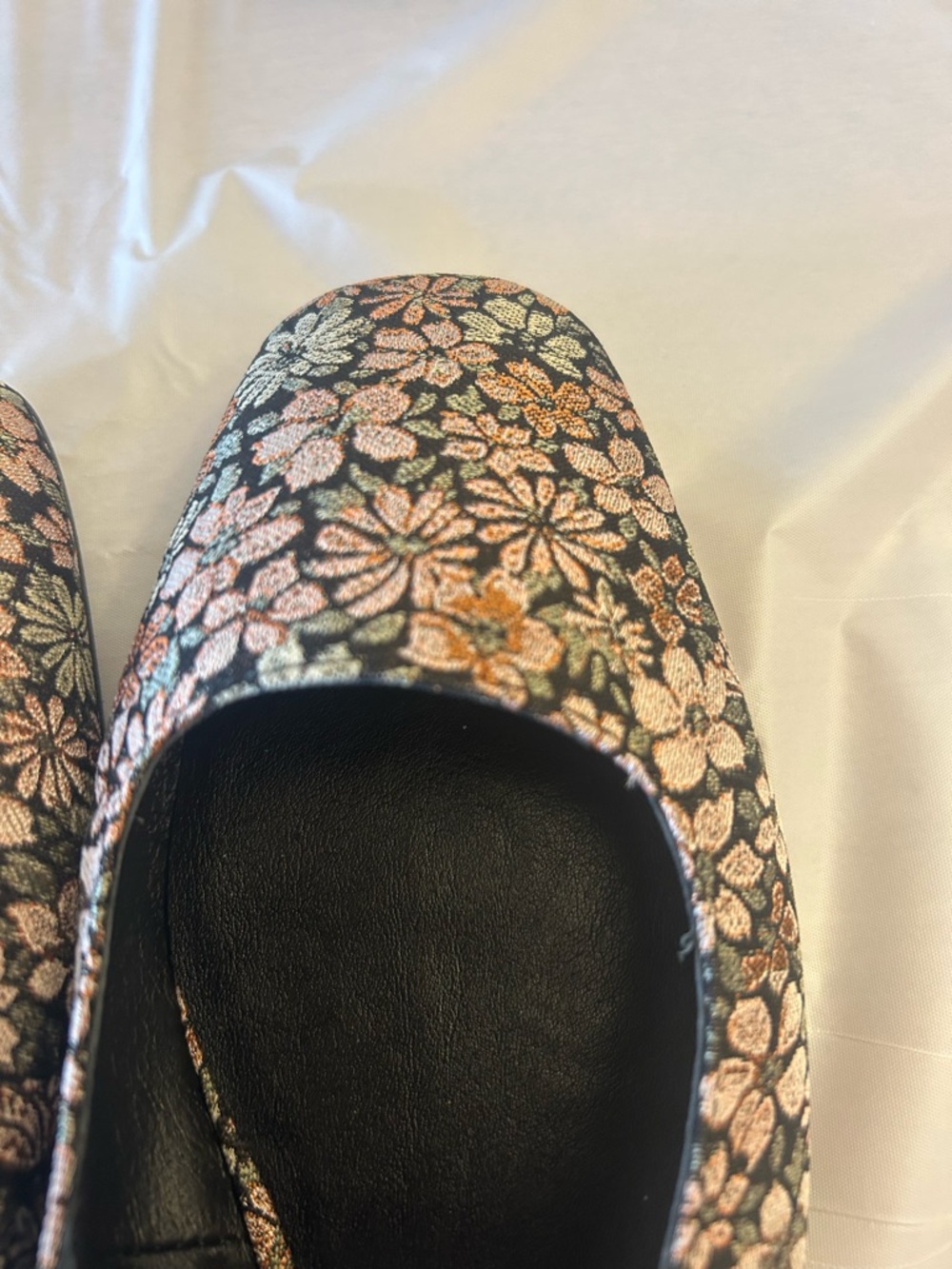 Free People Floral Mary Jane Flats in Pink Multi Color - Picture 7 of 7